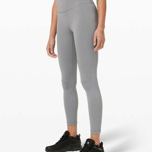 Lululemon Wunder Train Leggings 25" Rhino Grey Size 2